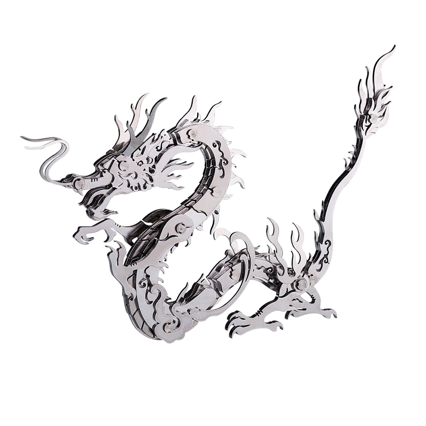 100PCS+ Chinese Dragon 3D Metal Puzzle DIY Assembly Kit - 3D Metal Puzzle Kit | Karpenter Shop