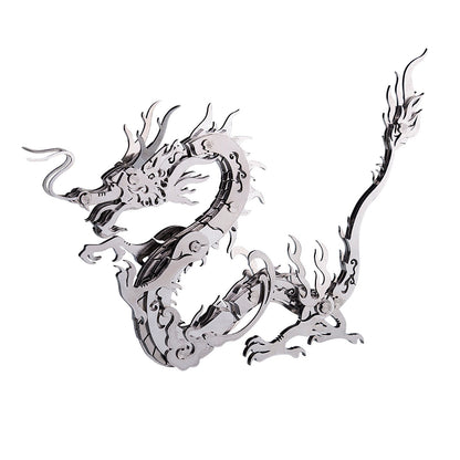 100PCS+ Chinese Dragon 3D Metal Puzzle DIY Assembly Kit - 3D Metal Puzzle Kit | Karpenter Shop