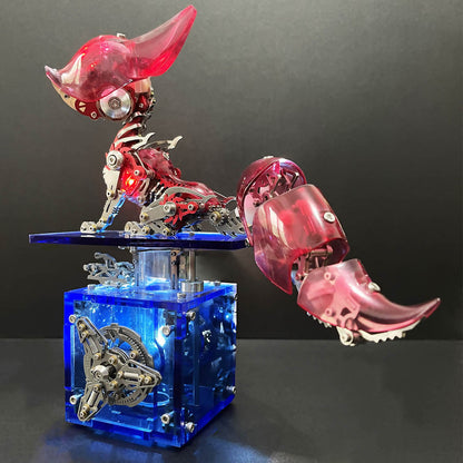 Fox Hanfei 339PCS 3D Mechanical Metal Model – Magnetic LED Kit - 3D Metal Puzzle Kit | Karpenter Shop