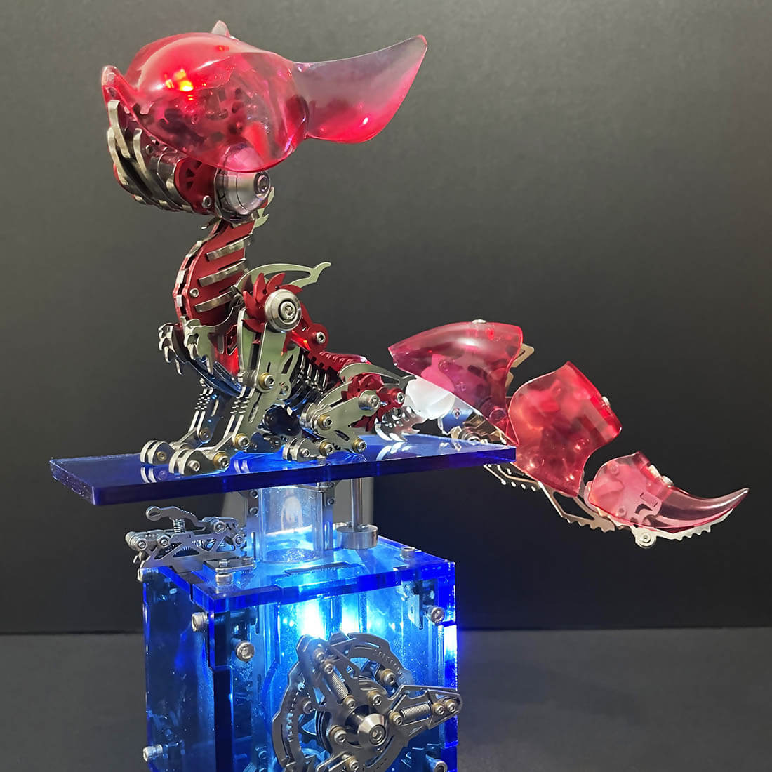 Fox Hanfei 339PCS 3D Mechanical Metal Model – Magnetic LED Kit - 3D Metal Puzzle Kit | Karpenter Shop