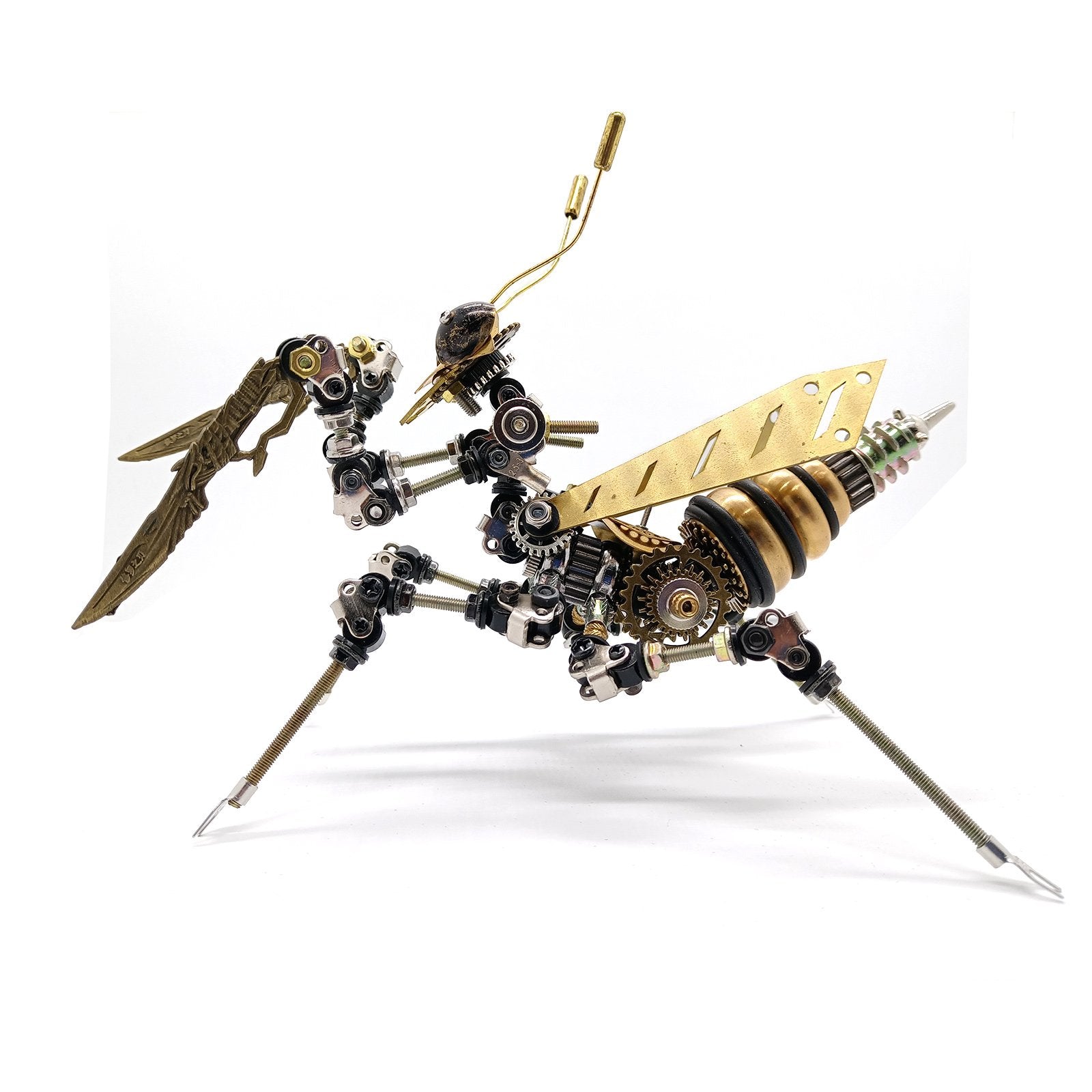 3D Metal Assembly DIY Mechanical Mantis Insect Model Puzzle kit - 3D Metal Puzzle Kit | Karpenter Shop