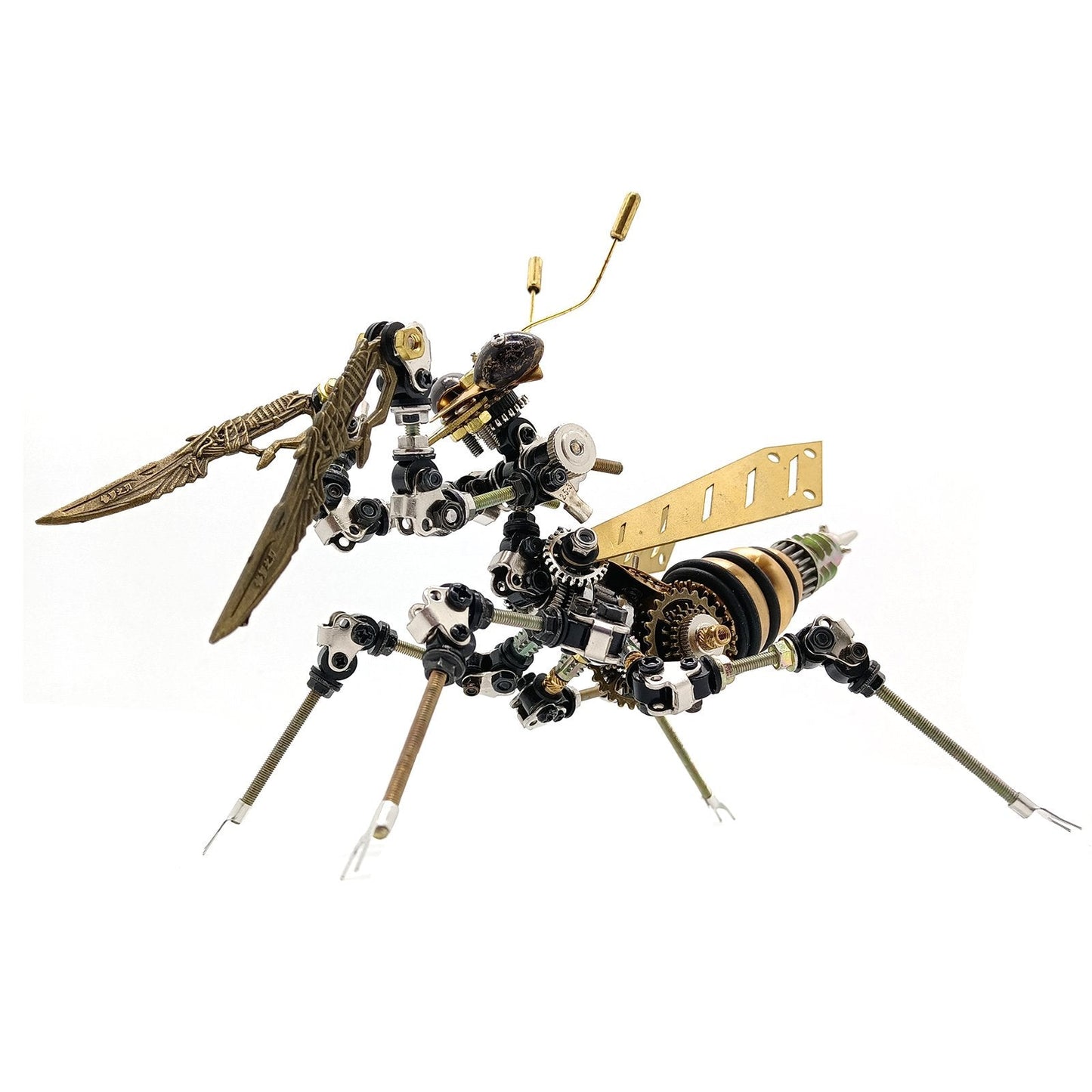 3D Metal Assembly DIY Mechanical Mantis Insect Model Puzzle kit - 3D Metal Puzzle Kit | Karpenter Shop