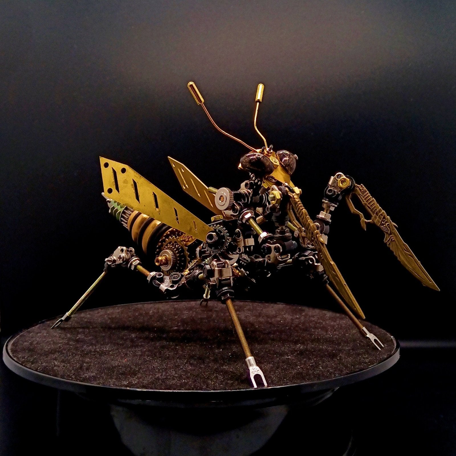 3D Metal Assembly DIY Mechanical Mantis Insect Model Puzzle kit - 3D Metal Puzzle Kit | Karpenter Shop