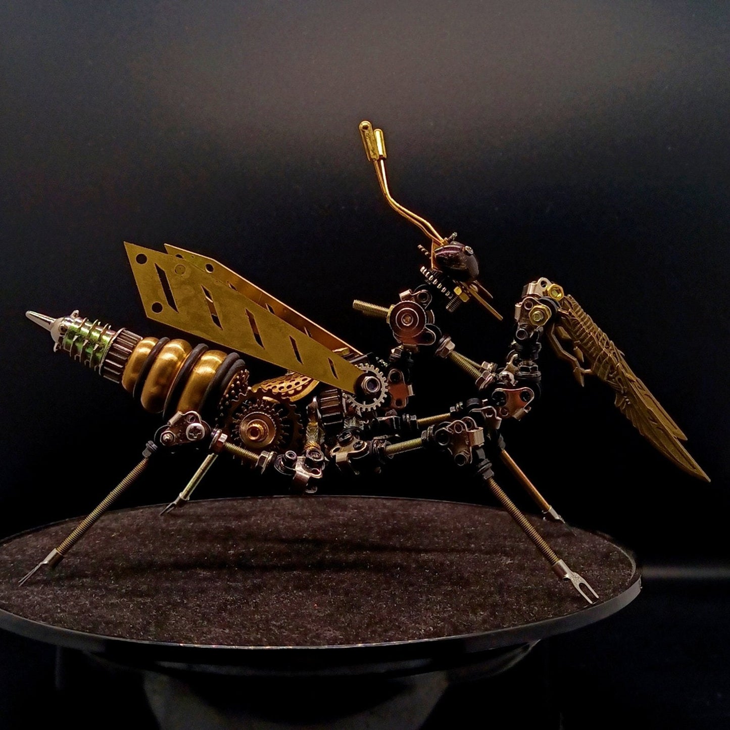 3D Metal Assembly DIY Mechanical Mantis Insect Model Puzzle kit - 3D Metal Puzzle Kit | Karpenter Shop