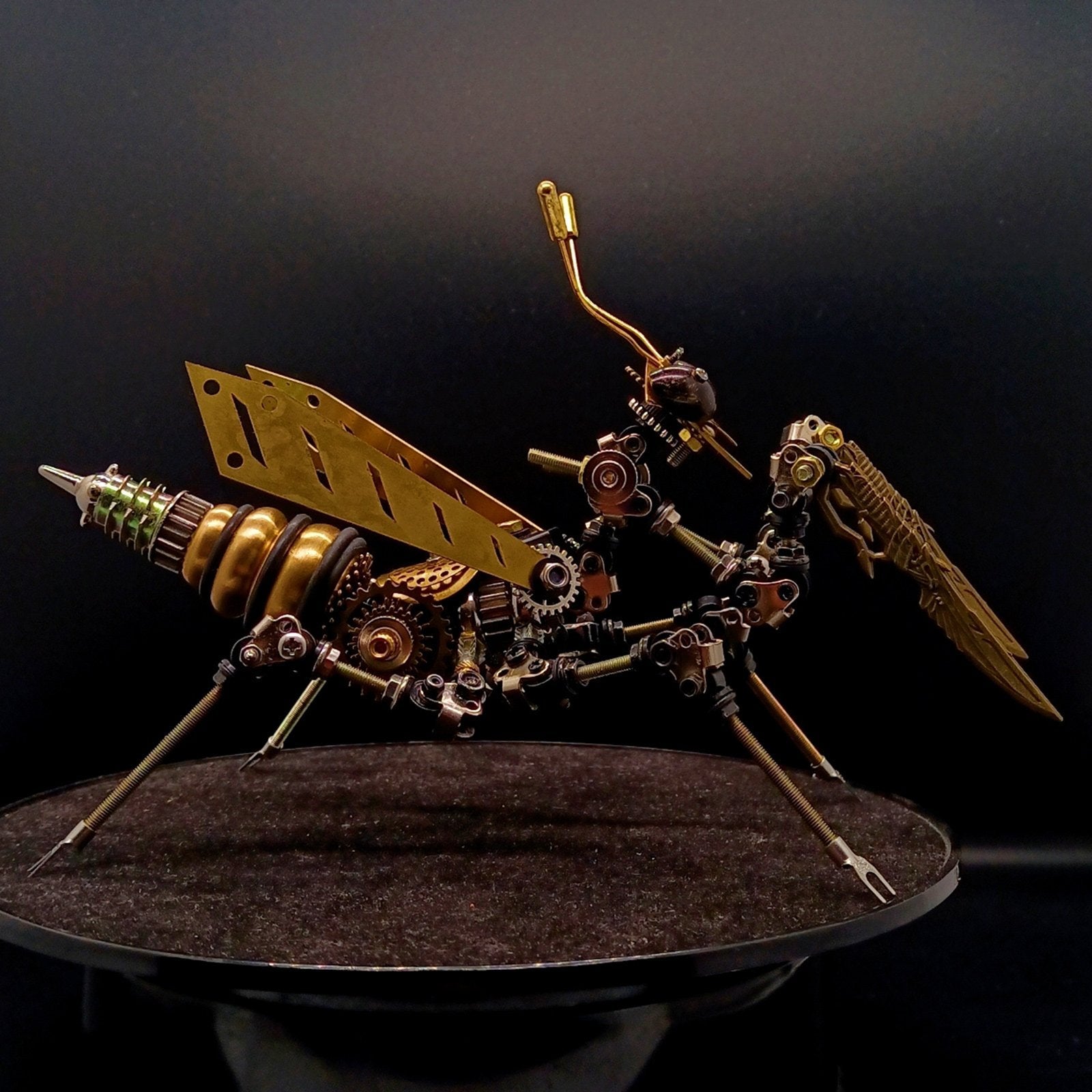 3D Metal Assembly DIY Mechanical Mantis Insect Model Puzzle kit - 3D Metal Puzzle Kit | Karpenter Shop