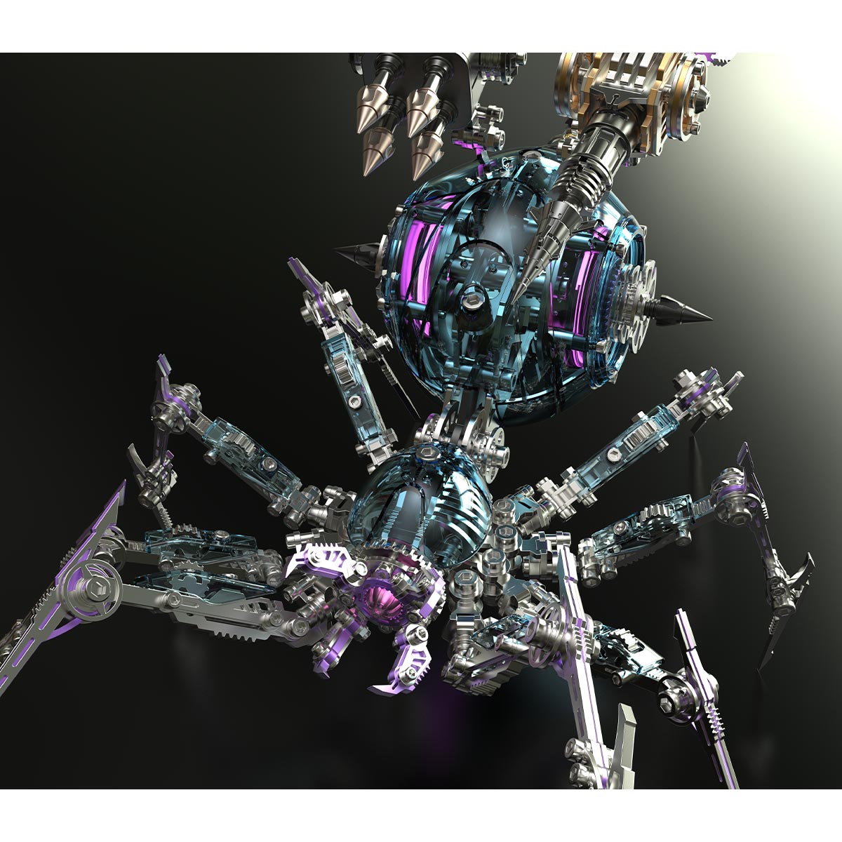 3D Steampunk Mechanical War Spider Tarantula Spider Model Building Kits for Adults - 3D Metal Puzzle Kit | Karpenter Shop