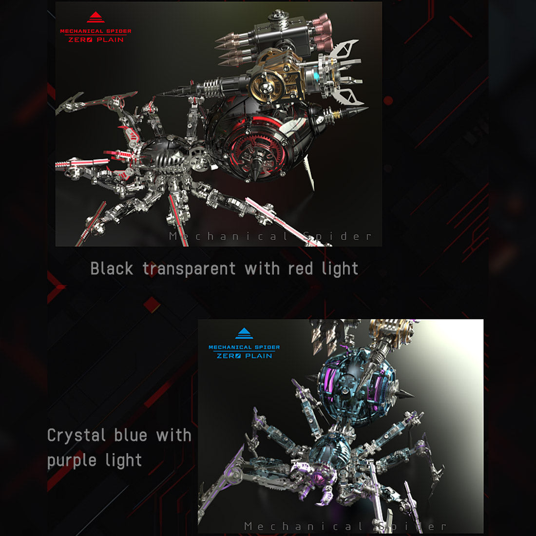 3D Steampunk Mechanical War Spider Tarantula Spider Model Building Kits for Adults - 3D Metal Puzzle Kit | Karpenter Shop
