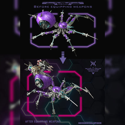 3D Steampunk Mechanical War Spider Tarantula Spider Model Building Kits for Adults - 3D Metal Puzzle Kit | Karpenter Shop
