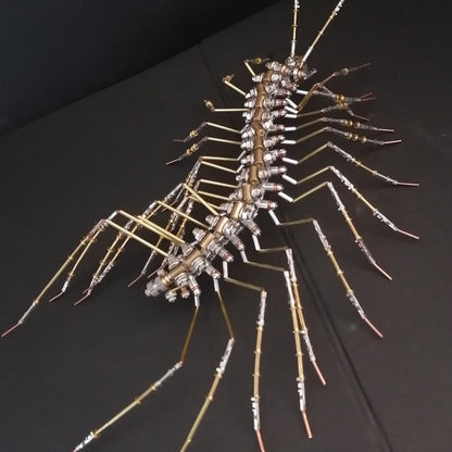 Biochemical Mechanical Scutigera Metal Model Building Kits Insect Art - 3D Metal Puzzle Kit | Karpenter Shop