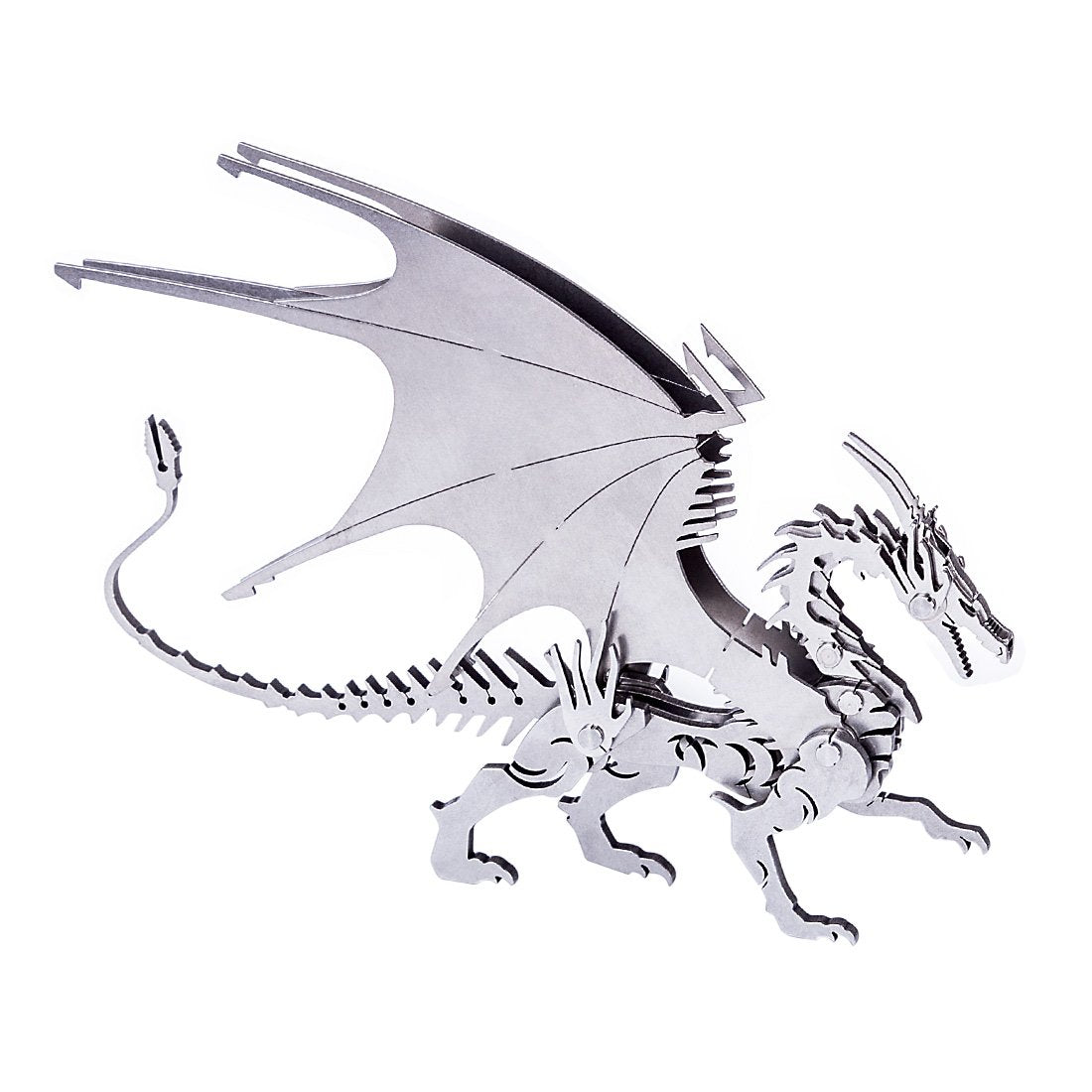 Ice Dragon 3D Metal Puzzle DIY Kit – Palm-Sized Flying Dragon - 3D Metal Puzzle Kit | Karpenter Shop