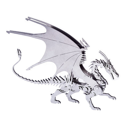 Ice Dragon 3D Metal Puzzle DIY Kit – Palm-Sized Flying Dragon - 3D Metal Puzzle Kit | Karpenter Shop