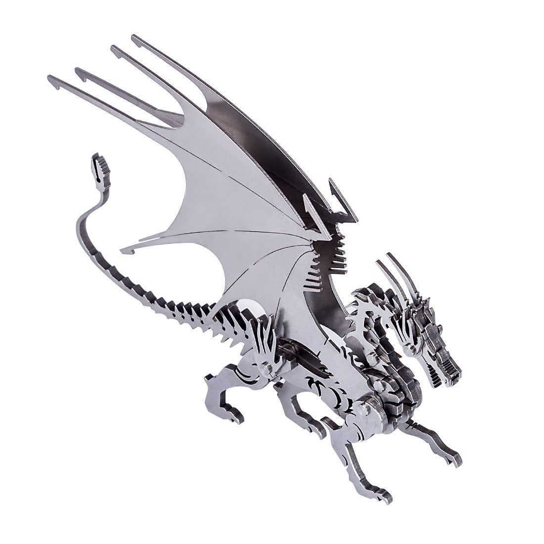 Ice Dragon 3D Metal Puzzle DIY Kit – Palm-Sized Flying Dragon - 3D Metal Puzzle Kit | Karpenter Shop