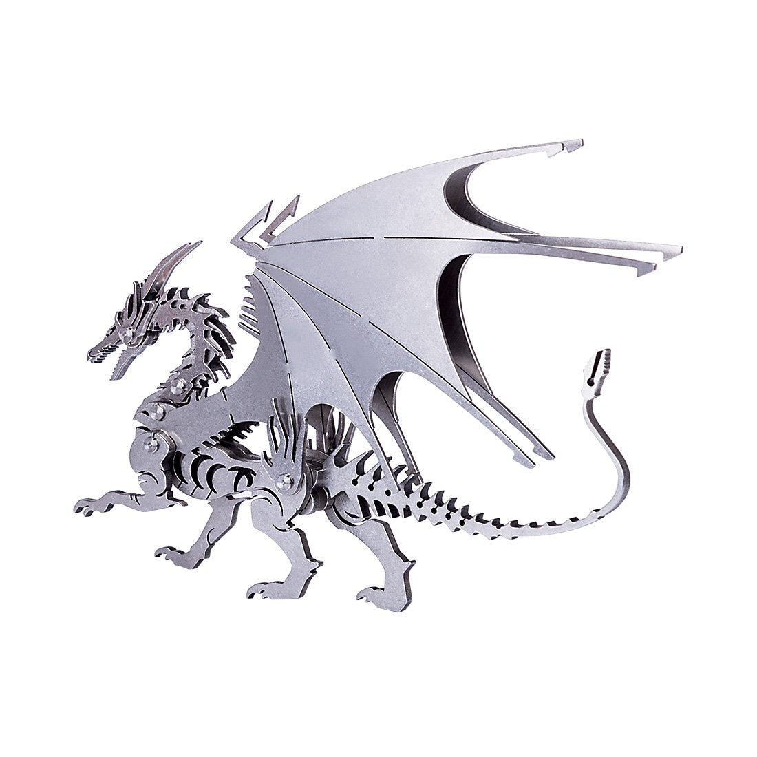 Ice Dragon 3D Metal Puzzle DIY Kit – Palm-Sized Flying Dragon - 3D Metal Puzzle Kit | Karpenter Shop