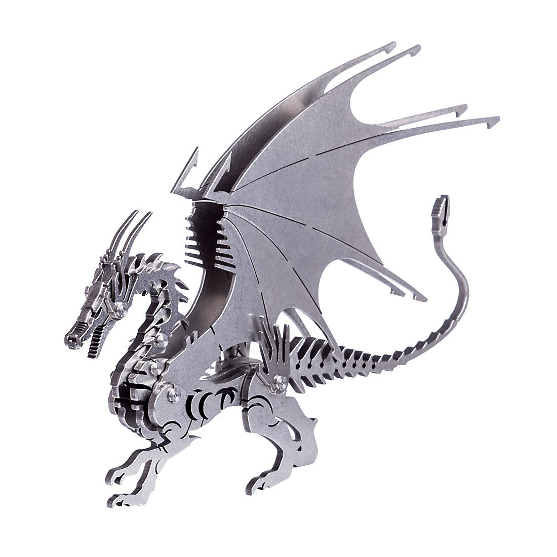 Ice Dragon 3D Metal Puzzle DIY Kit – Palm-Sized Flying Dragon - 3D Metal Puzzle Kit | Karpenter Shop