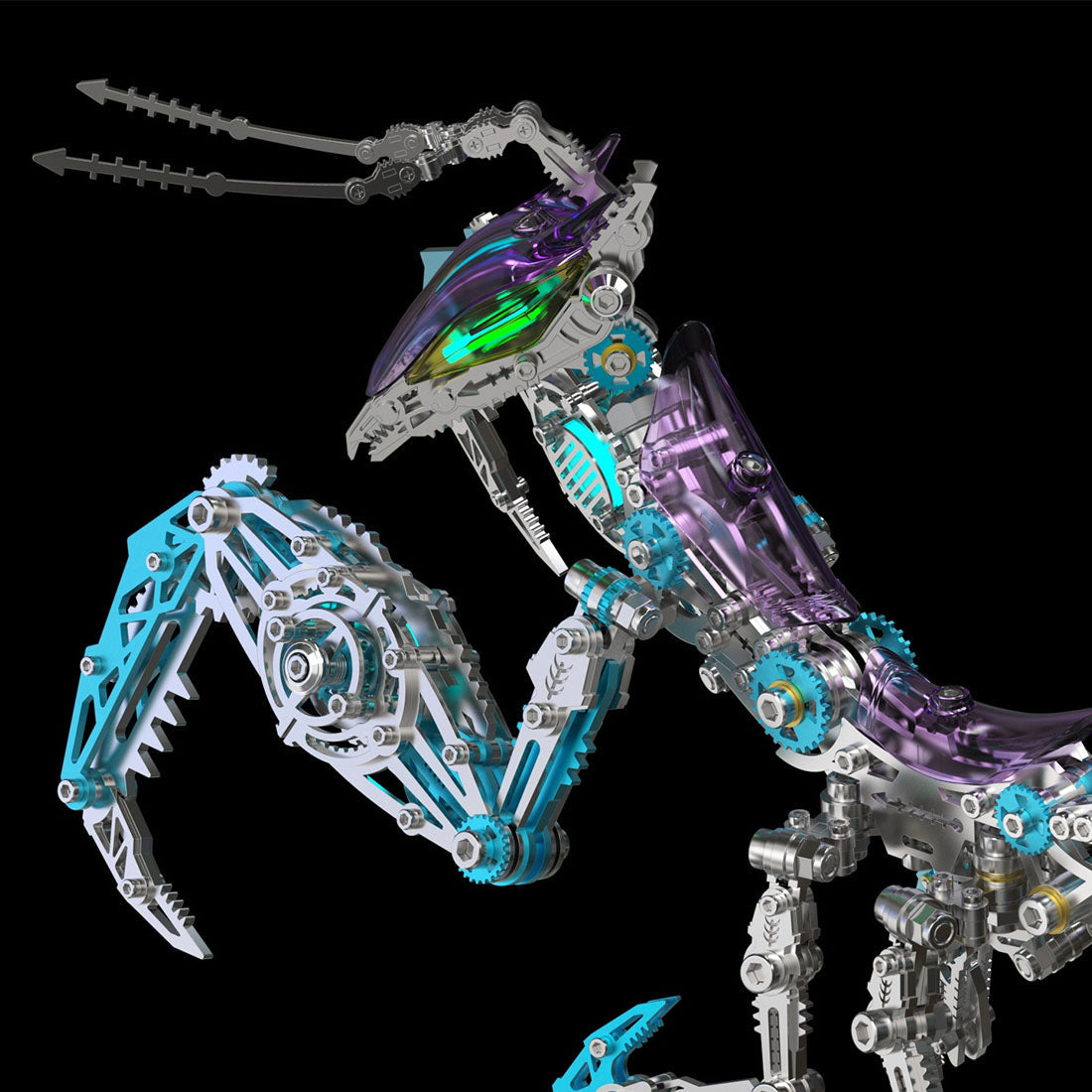 Mechanical Punk Mantis 3D Metal Model Kits DIY 1000+PCS - 3D Metal Puzzle Kit | Karpenter Shop