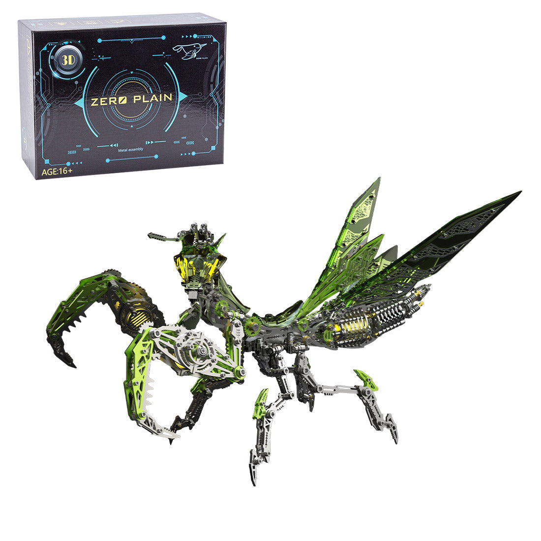 Mechanical Punk Mantis 3D Metal Model Kits DIY 1000+PCS - 3D Metal Puzzle Kit | Karpenter Shop