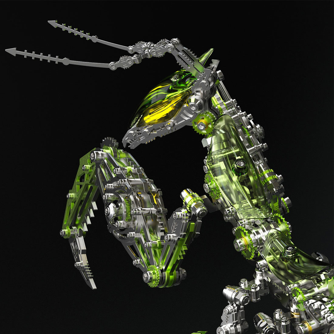 Mechanical Punk Mantis 3D Metal Model Kits DIY 1000+PCS - 3D Metal Puzzle Kit | Karpenter Shop