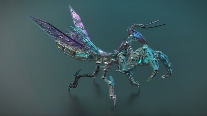 Mechanical Steampunk Mantis 3D Metal Model Kit – 1000+ PCS